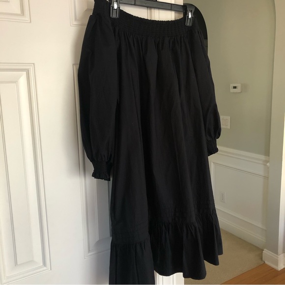 Anthropologie Maeve Black Relaxed Dress with Pockets. Size XL - Picture 6 of 10